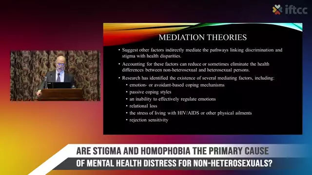 03. Are Stigma & Homophobia a Primary Cause of Mental Health Distress? - Dr Christopher Rosik